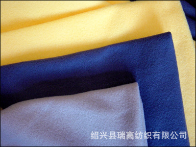 【专业生产销售染色双面绒布】价格,厂家,图片,针织面料,绍兴县瑞高纺织-